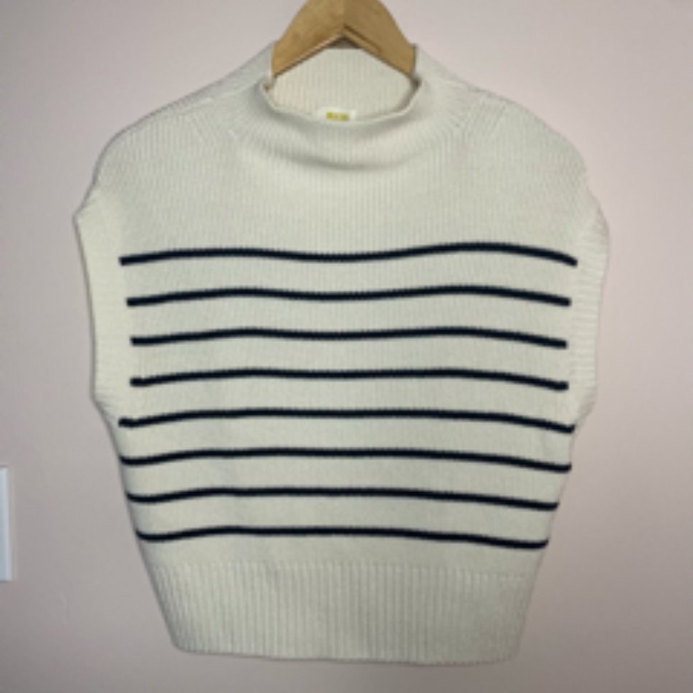 Anthropologie Maeve Mock Neck Sweater Tee